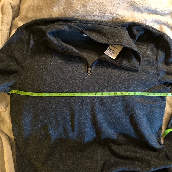 Men’s 2xl Sonoma 3/4 zip fleece sweatshirts. - Picture 5 of 6